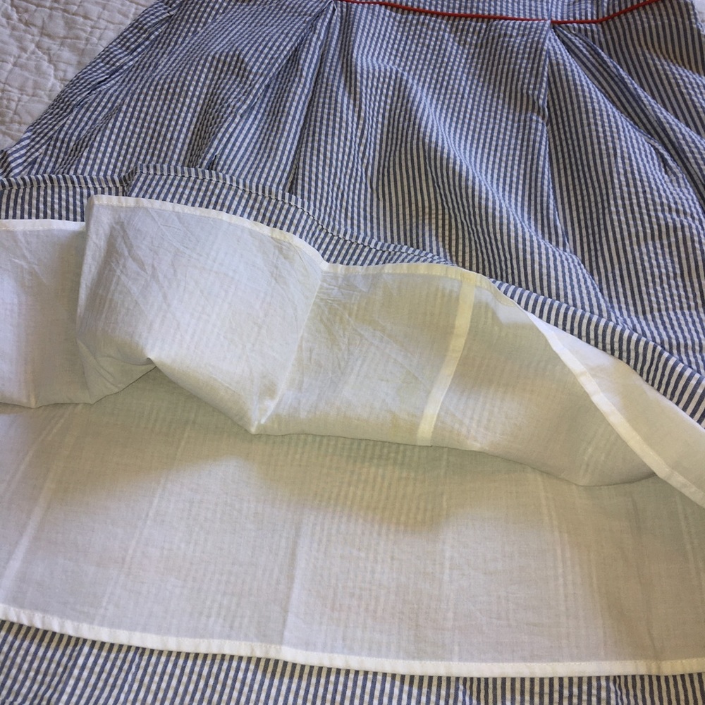 Seersucker, lined dress, size 8 - Picture 5 of 12